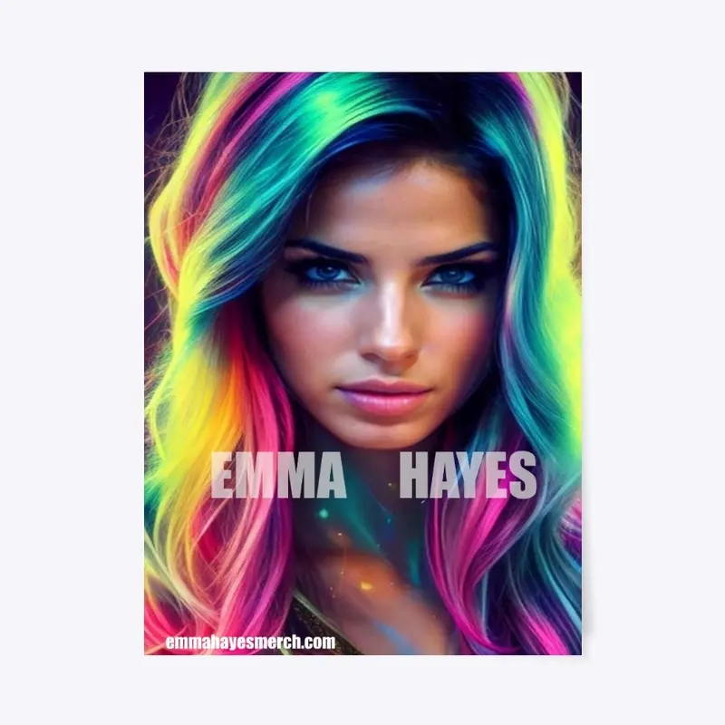 EMMA HAYES colorful Hair