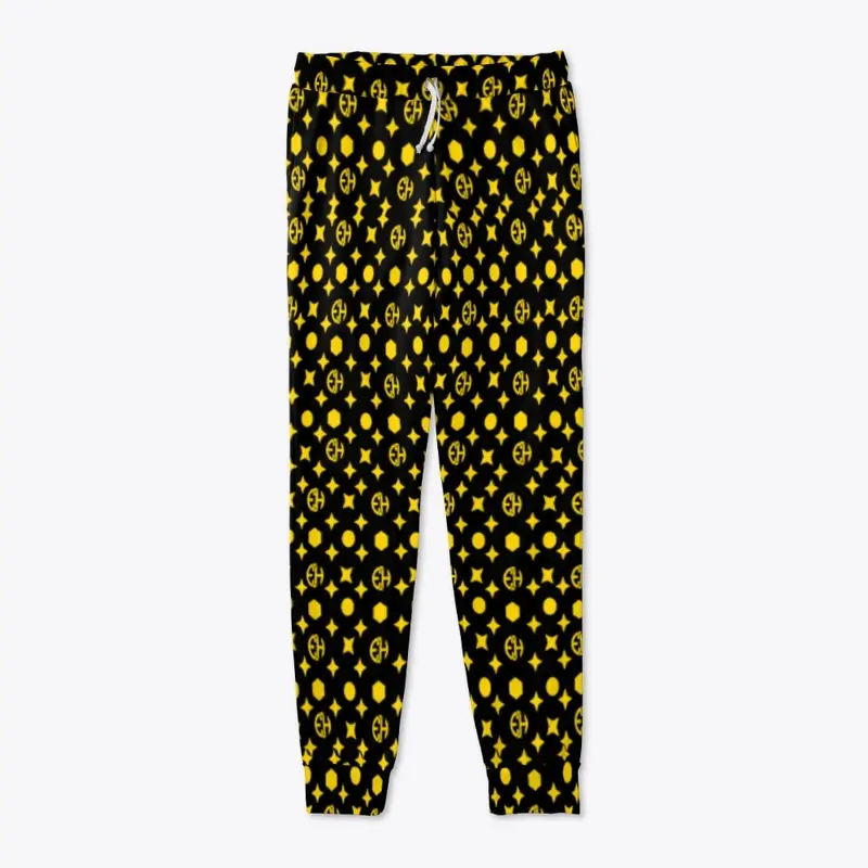 Joggers Gold Pattern